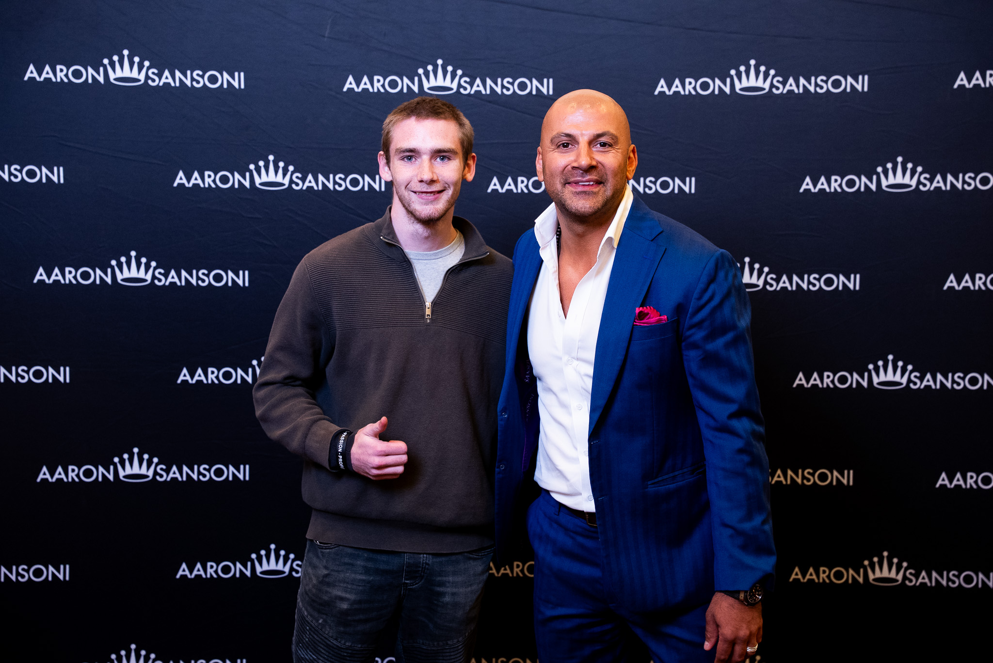 Mitchell at Aaron Sansoni event